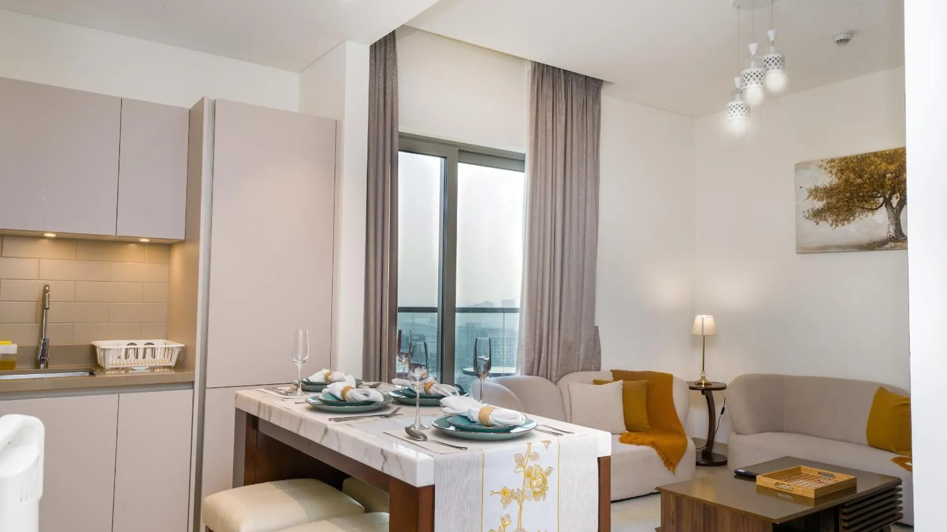 Easygo- Stylish 1Bdr Sobha Creek Vista- Meydan Living Apartment Dubai 0*,  United Arab Emirates
